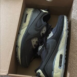 Nike Air Max Terrascape Sneakers - Black/Dark Grey-Lime Ice